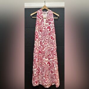 Johnny Was Workshop Lillet Criss Cross Linen Dress, Size S